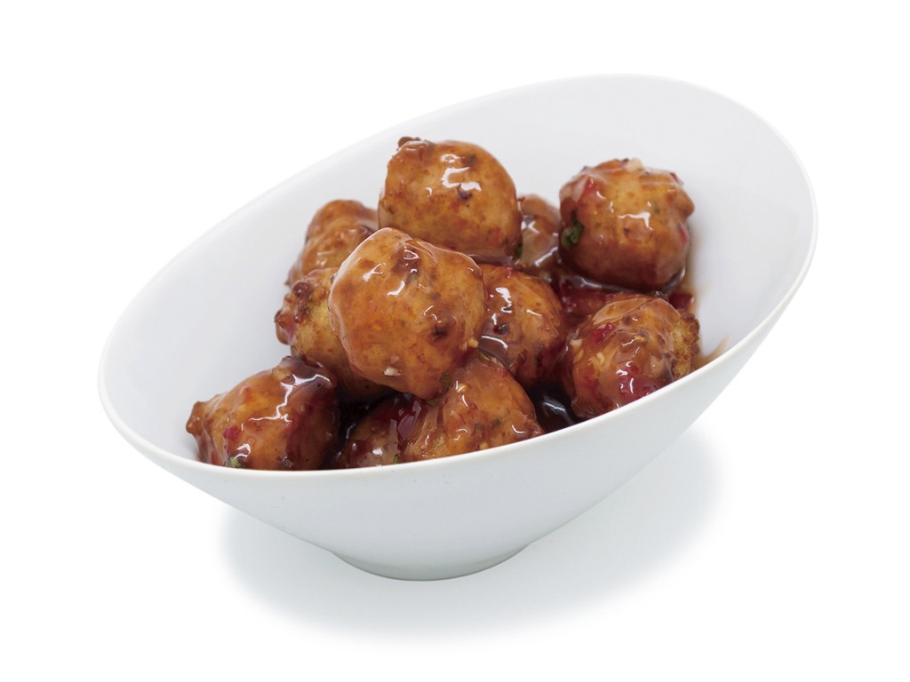 P1 - Boulettes de poulet à la sauce piquante